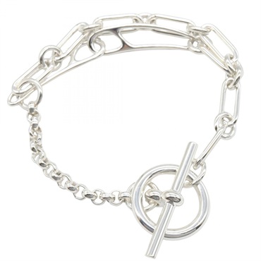 HERMES Chaine dancre Bracelet Silver925 Used Women