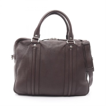 GUCCI Business Shoulder Crossbody Handbag briefcase 231850 leather Brown Used