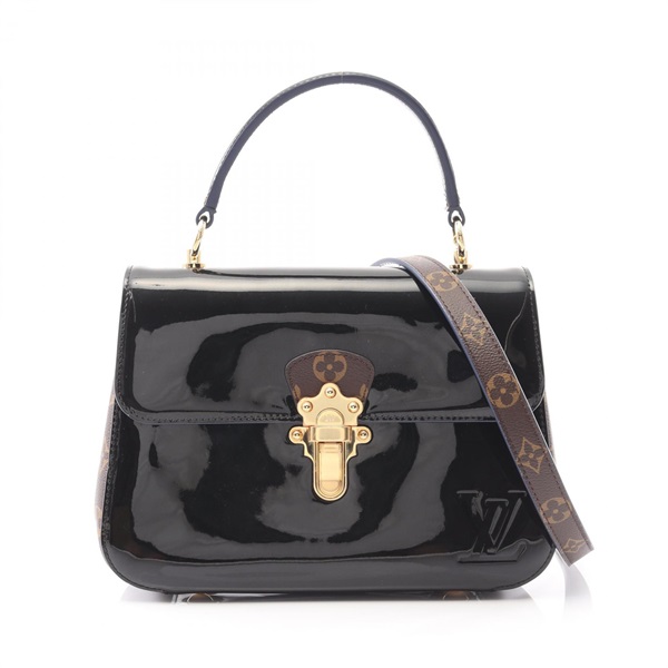 LOUIS VUITTON Cherry Wood PM Shoulder Handbag M53353 Monogram Patent leather LV