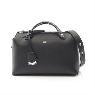 FENDI BY THE WAY MEDIUM Shoulder Handbag F0GXN leather Black NEW crossbody