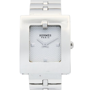 HERMES Belt Wrist Watch 12.5cm BE1.110 Quartz Stainless Steel Used Women