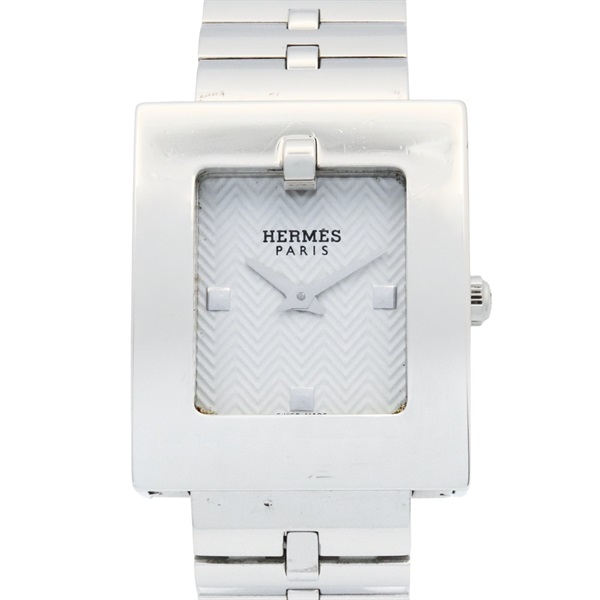 HERMES Belt Wrist Watch 12.5cm BE1.110 Quartz Stainless Steel Used Women