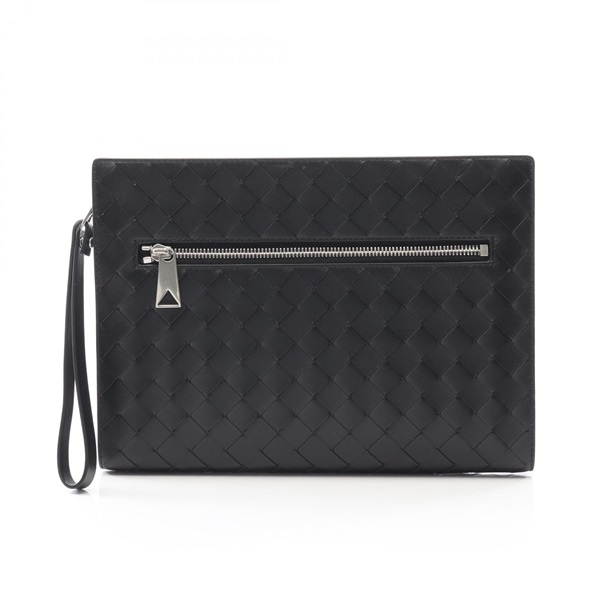 BOTTEGA VENETA Intrecciato Small Document Case Business Clutch Bag leather NEW