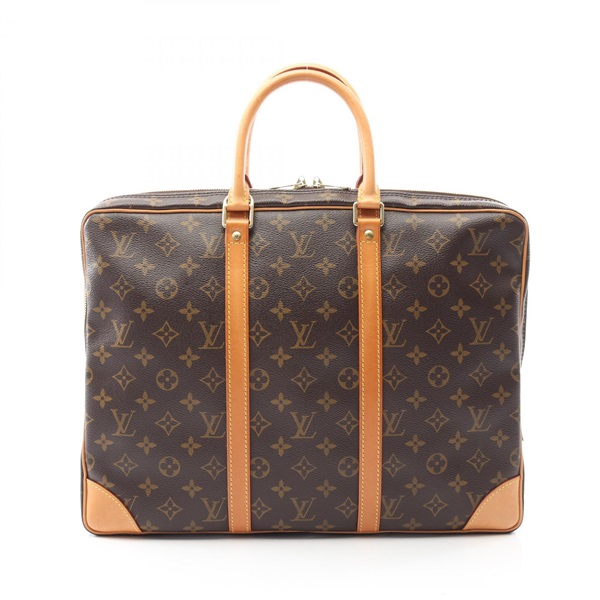 LOUIS VUITTON Porte Documents Voyage Briefcase Business Bag M53361 Monogram Used