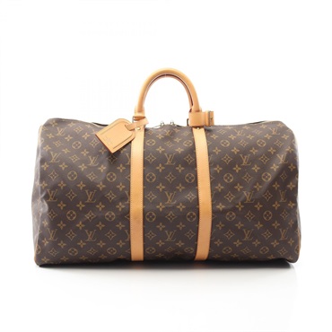 LOUIS VUITTON Keepall 55 Boston Handbag M41424 Monogram canvas Used unisex LV