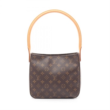 LOUIS VUITTON Looping MM Shoulder Handbag M51146 Monogram canvas leather Used LV