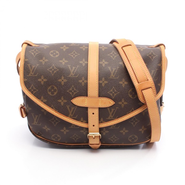 LOUIS VUITTON Saumur 30 Shoulder Crossbody Bag M42256 Monogram canvas Used LV