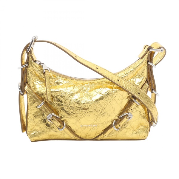 GIVENCHY VOYOU Mini Shoulder Crossbody Bag BB50THB1RM715 leather Gold NEW Women