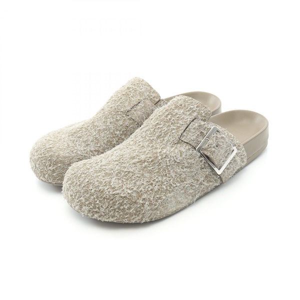 LOEWE Ease Buckle Mules Sandals M816V29X12416041 brushed suede #41 NEW Women