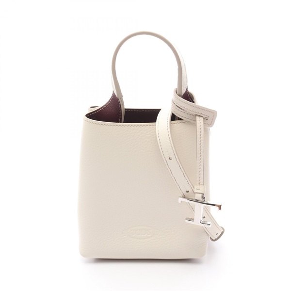 TOD'S micro Shoulder Tote Handbag XBWAPAT9000QRI9P09 leather White NEW Women