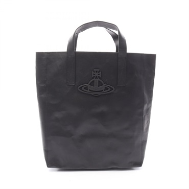 Vivienne Westwood Sarah Medium Tote Bag 4D02000BUL00ANN401 leather Black NEW