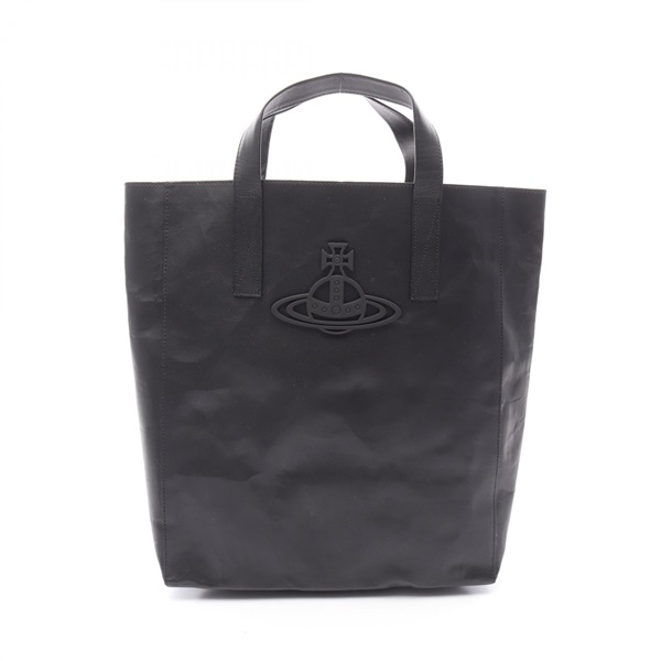 Vivienne Westwood Sarah Medium Tote Bag 4D02000BUL00ANN401 leather Black NEW