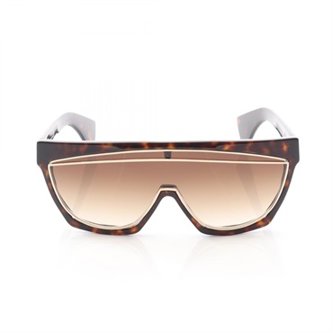 LOEWE Sunglasses Eyewear Plastic Brown Used Women