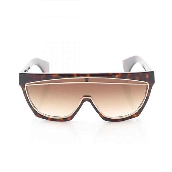 LOEWE Sunglasses Eyewear Plastic Brown Used Women