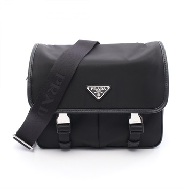 PRADA Shoulder Bag 2VD7692DMHF0002XLO Nylon leather Black NEW mens Crossbody