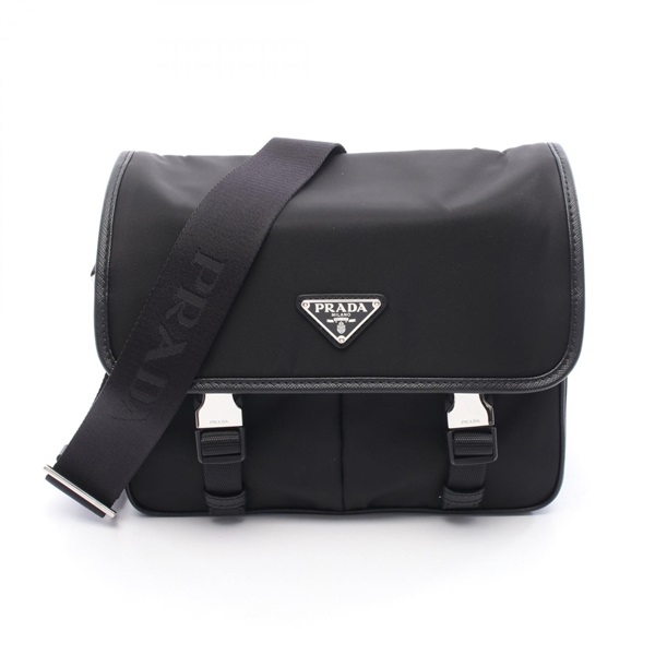PRADA Shoulder Bag 2VD7692DMHF0002XLO Nylon leather Black NEW mens Crossbody
