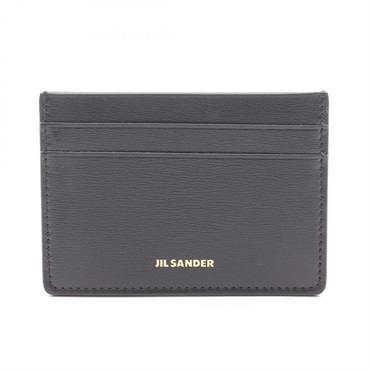 JIL SANDER Card Case holder J07VL0006P4840001 leather Black NEW unisex