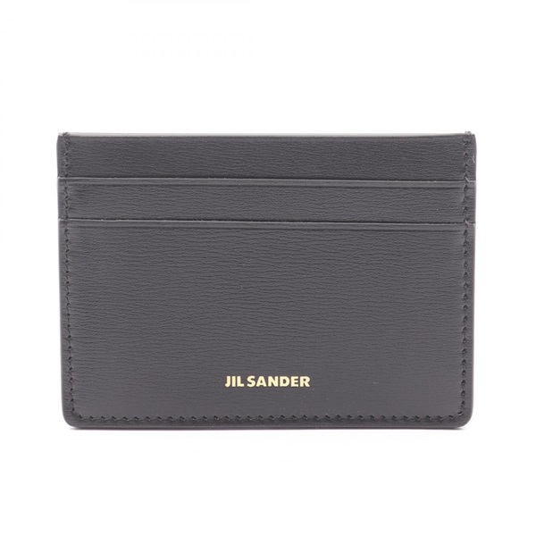 JIL SANDER Card Case holder J07VL0006P4840001 leather Black NEW unisex