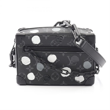 LOUIS VUITTON LV YK Mini Soft Trunk Shoulder Bag M81936 Monogram Eclipse BK Used