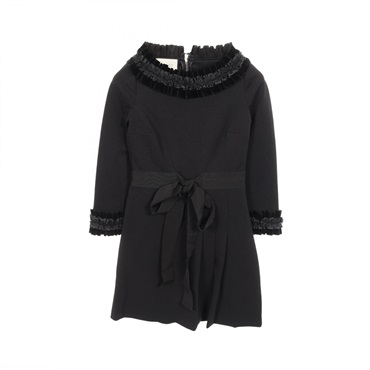 GUCCI Dress mini tunic S size Nylon Black Used