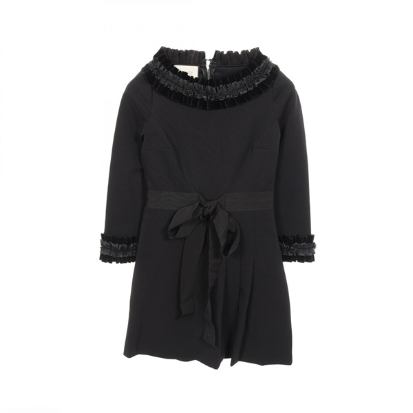 GUCCI Dress mini tunic S size Nylon Black Used