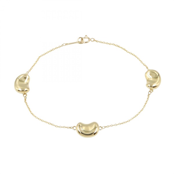 TIFFANY＆CO Beans Bracelet 18KYG Yellow Gold Used Women 17.5cm