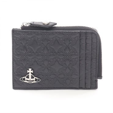 Vivienne Westwood Orb coin purse wallet 54020008UL003EN403 leather Black NEW