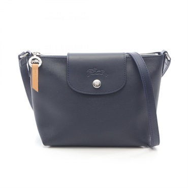 Longchamp LE PLIAGE CITY Shoulder crossbody Bag 10164HYQ canvas leather Navy