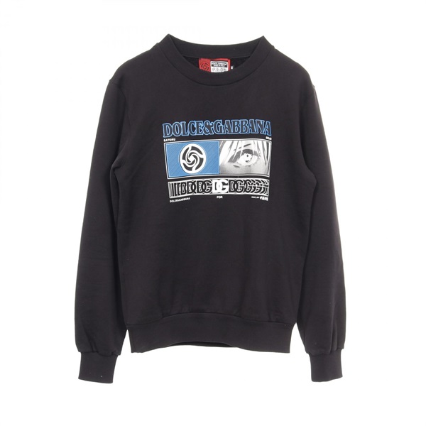 DOLCE & GABBANA × Jujutsu Kaisen Gojo Satoru Sweat cotton Black #44 Used mens