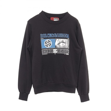 DOLCE & GABBANA × Jujutsu Kaisen Gojo Satoru Sweat cotton Black #44 Used mens