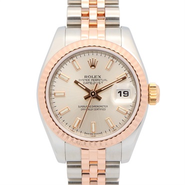 ROLEX Datejust D Wrist Watch 179171 Automatic 18KPG Gold SS Used Women