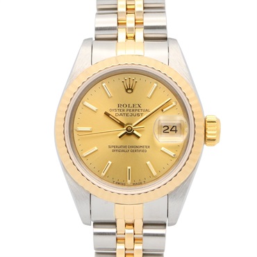 ROLEX Datejust E number Wrist Watch 69173 Auto winding 18KYG Gold SS Used Women