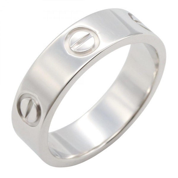 CARTIER Love Ring 18KWG White Gold Used Unisex US size #7