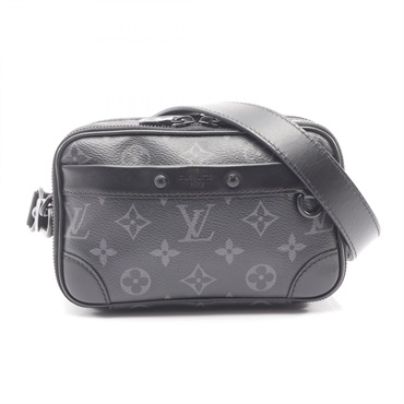 LOUIS VUITTON Alpha Wearable Wallet NV Shoulder Bag M82542 Monogram eclipse Used