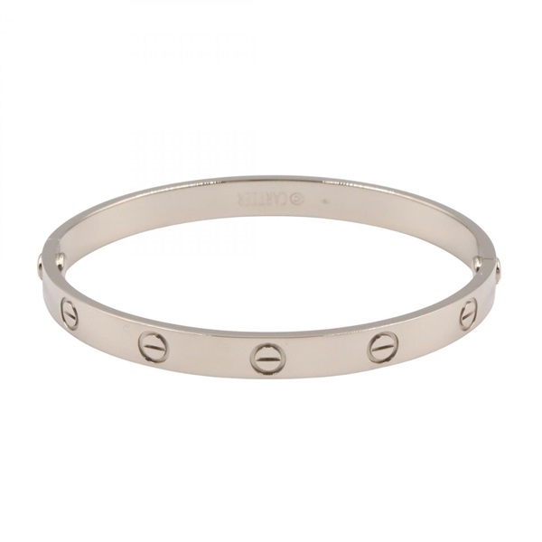 CARTIER Love Bracelet 18KWG White Gold Used Women