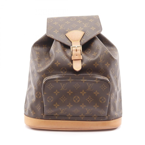 LOUIS VUITTON Montsouris GM Rucksack Backpack M51135 Monogram canvas Used Women