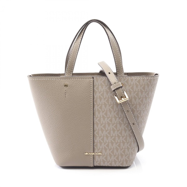 Michael Kors FLORA Medium crossbody tote Handbag 32T5GFFC1B115 l leather birch