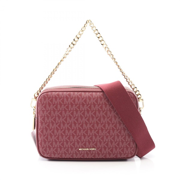 Michael Kors BRYANT camera chain crossbody Handbag 32S5GYTC5V691 canvas mulberry
