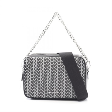 Michael Kors BRYANT camera chain shoulder crossbody Handbag 32T5SYTC6O1 canvas