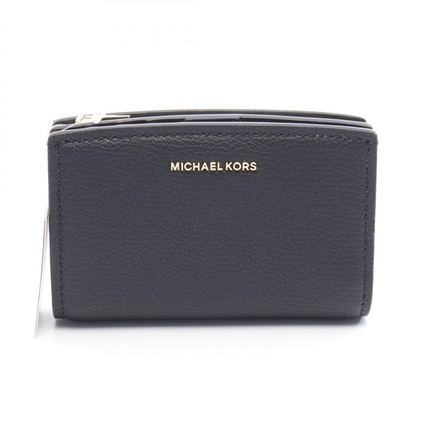 Michael Kors BRYANT Bi-fold wallet 32S5GYTZ2L1 leather Black NEW Women Logo