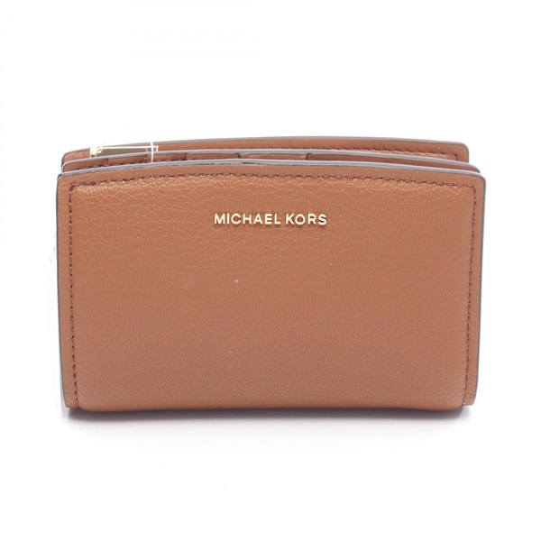 Michael Kors BRYANT Bi-fold wallet 32S5GYTZ2L230 leather Brown NEW Women logo
