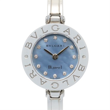 BVLGARI B-zero1 Wrist Watch BZ22S Quartz Stainless Steel diamond Used Women