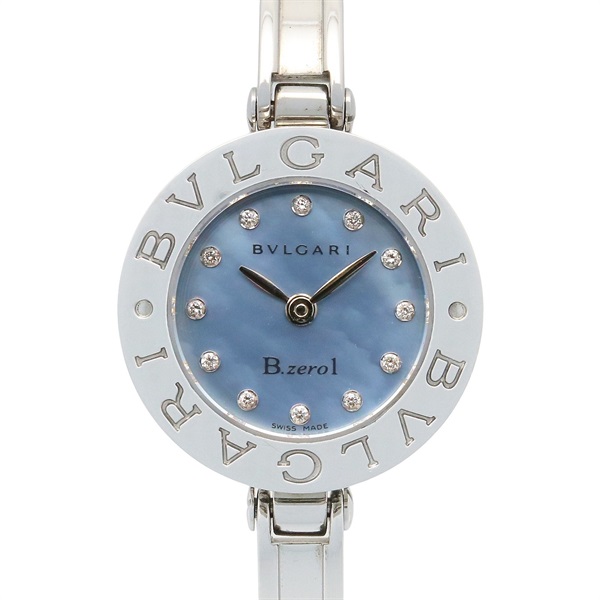 BVLGARI B-zero1 Wrist Watch BZ22S Quartz Stainless Steel diamond Used Women