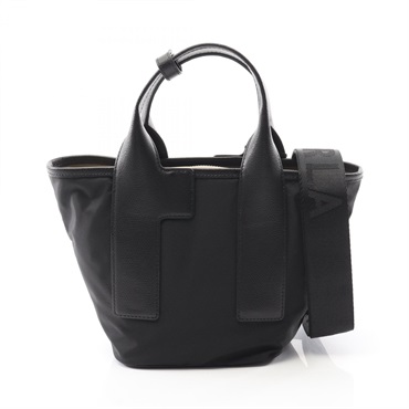 Furla PIUMA S Shoulder crossbody Tote Hand Bag Nylon leather Black NEW women