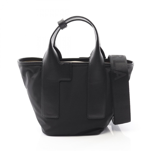 Furla PIUMA S Shoulder Hand Tote Bag WB01270BX Nylon leather Black NEW Women
