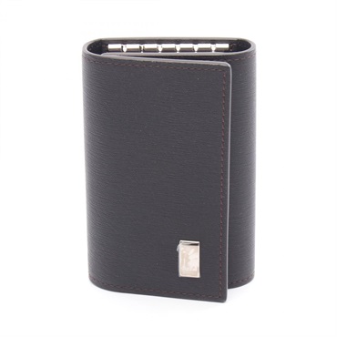 Dunhill Key Holder Case D.HFP5020E leather Brown SHW NEW mens