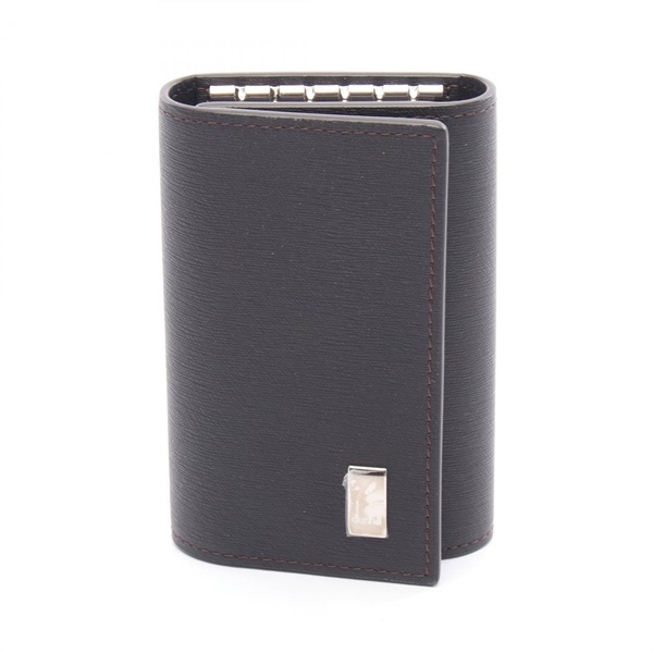 Dunhill Key Holder Case D.HFP5020E leather Brown SHW NEW mens