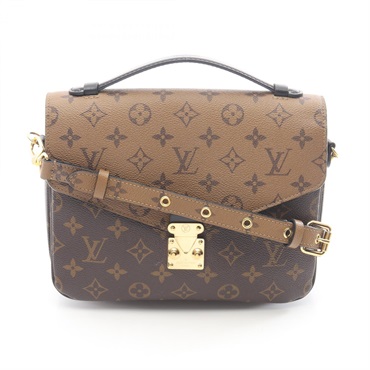 LOUIS VUITTON Pochette Metis MM Crossbody Handbag M44876 Monogram Reverse Used