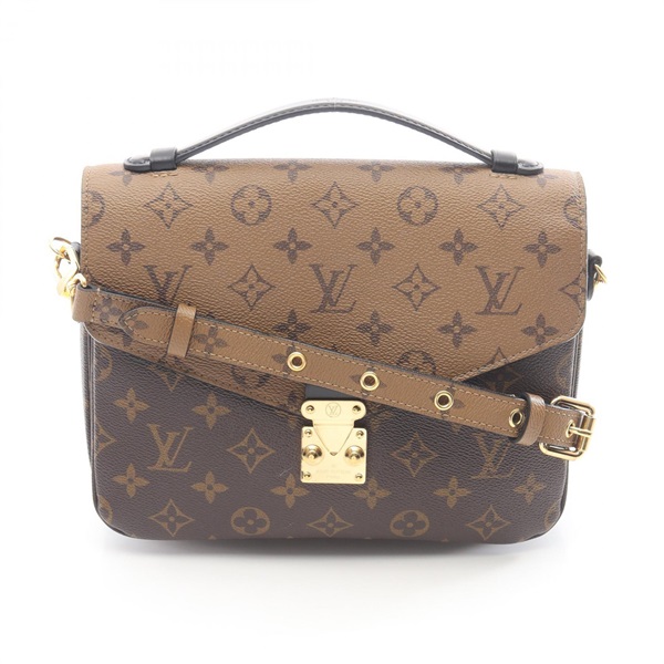 LOUIS VUITTON Pochette Metis MM Crossbody Handbag M44876 Monogram Reverse Used