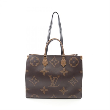 LOUIS VUITTON On-the-go GM Shoulder Bag M45320 Monogram Giant Reverse Used Women